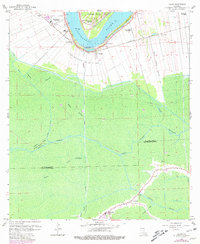 Download a high-resolution, GPS-compatible USGS topo map for Lagan, LA (1981 edition)