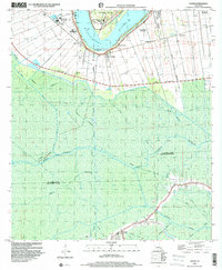 Download a high-resolution, GPS-compatible USGS topo map for Lagan, LA (2000 edition)