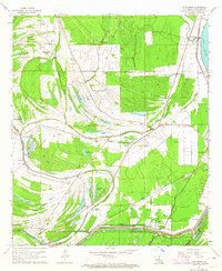 Download a high-resolution, GPS-compatible USGS topo map for Lake Bruin, LA (1964 edition)