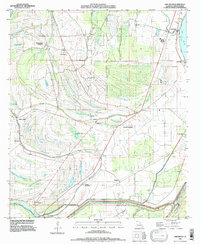 Download a high-resolution, GPS-compatible USGS topo map for Lake Bruin, LA (1997 edition)