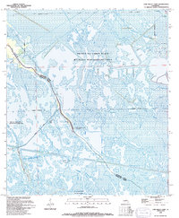 Download a high-resolution, GPS-compatible USGS topo map for Lake Bully Camp, LA (1994 edition)