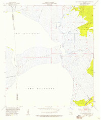 Download a high-resolution, GPS-compatible USGS topo map for Lake Cataouatche East, LA (1958 edition)