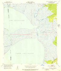 Download a high-resolution, GPS-compatible USGS topo map for Lake Cataouatche East, LA (1953 edition)