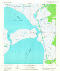Download a high-resolution, GPS-compatible USGS topo map for Lake Cataouatche East, LA (1967 edition)