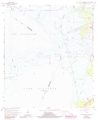 Download a high-resolution, GPS-compatible USGS topo map for Lake Cataouatche East, LA (1983 edition)