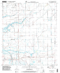 preview thumbnail of historical topo map of Calcasieu County, LA in 1998