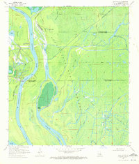 preview thumbnail of historical topo map of Iberia County, LA in 1970
