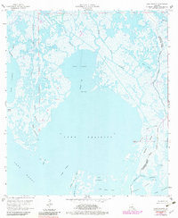 Download a high-resolution, GPS-compatible USGS topo map for Lake Felicity, LA (1983 edition)
