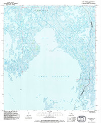 preview thumbnail of historical topo map of Terrebonne County, LA in 1994