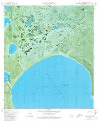 Download a high-resolution, GPS-compatible USGS topo map for Lake Le Bleu, LA (1980 edition)