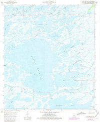 Download a high-resolution, GPS-compatible USGS topo map for Lake Mechant, LA (1981 edition)
