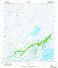 Download a high-resolution, GPS-compatible USGS topo map for Lake Penchant, LA (1965 edition)