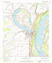 preview thumbnail of historical topo map of Lake Providence, LA in 1970