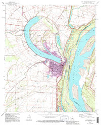 Download a high-resolution, GPS-compatible USGS topo map for Lake Providence, LA (1995 edition)