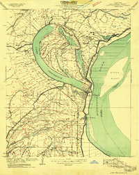 1909 Map of Lake Providence