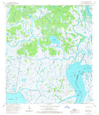 Download a high-resolution, GPS-compatible USGS topo map for Lake Salve, LA (1967 edition)