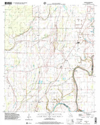 preview thumbnail of historical topo map of Franklin County, LA in 1998