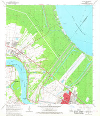 preview thumbnail of historical topo map of Laplace, LA in 1967