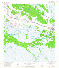 Download a high-resolution, GPS-compatible USGS topo map for Larose, LA (1964 edition)