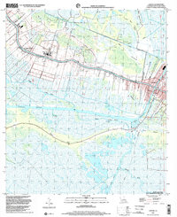 Download a high-resolution, GPS-compatible USGS topo map for Larose, LA (2002 edition)