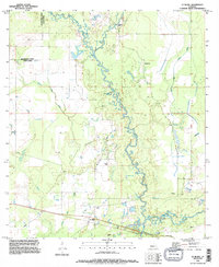 preview thumbnail of historical topo map of Allen County, LA in 1994
