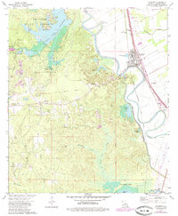 Download a high-resolution, GPS-compatible USGS topo map for Lecompte, LA (1979 edition)