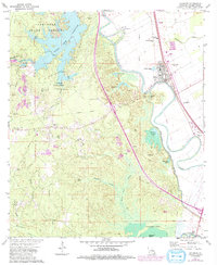 Download a high-resolution, GPS-compatible USGS topo map for Lecompte, LA (1992 edition)