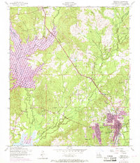 Download a high-resolution, GPS-compatible USGS topo map for Leesville, LA (1969 edition)