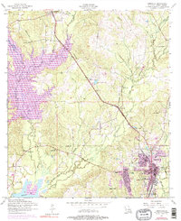 Download a high-resolution, GPS-compatible USGS topo map for Leesville, LA (1977 edition)