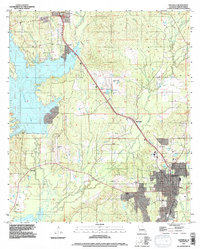 Download a high-resolution, GPS-compatible USGS topo map for Leesville, LA (1997 edition)