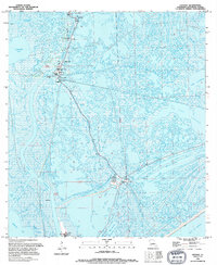 Download a high-resolution, GPS-compatible USGS topo map for Leeville, LA (1994 edition)