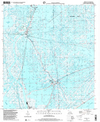 Download a high-resolution, GPS-compatible USGS topo map for Leeville, LA (2001 edition)