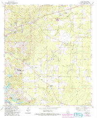 Download a high-resolution, GPS-compatible USGS topo map for Libuse, LA (1993 edition)
