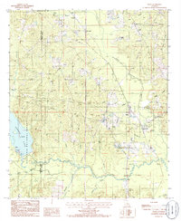 Download a high-resolution, GPS-compatible USGS topo map for Lillie, LA (1986 edition)