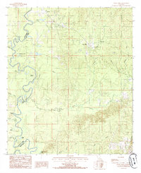 Download a high-resolution, GPS-compatible USGS topo map for Little Creek, LA (1985 edition)