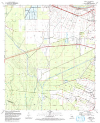 Download a high-resolution, GPS-compatible USGS topo map for Lobdell, LA (1992 edition)