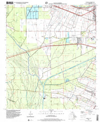 Download a high-resolution, GPS-compatible USGS topo map for Lobdell, LA (2000 edition)