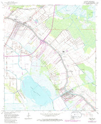 Download a high-resolution, GPS-compatible USGS topo map for Lockport, LA (1986 edition)