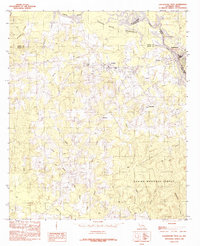 Download a high-resolution, GPS-compatible USGS topo map for Logansport West, LA (1984 edition)