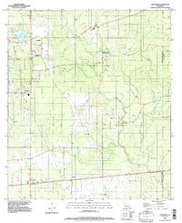 Download a high-resolution, GPS-compatible USGS topo map for Longville, LA (1997 edition)