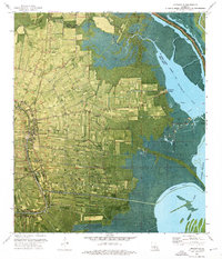 Download a high-resolution, GPS-compatible USGS topo map for Loreauville, LA (1976 edition)