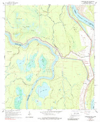 Download a high-resolution, GPS-compatible USGS topo map for Lower Sunk Lake, LA (1989 edition)
