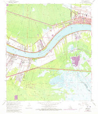 Download a high-resolution, GPS-compatible USGS topo map for Luling, LA (1973 edition)