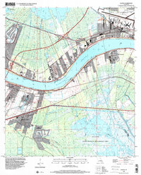 Download a high-resolution, GPS-compatible USGS topo map for Luling, LA (2000 edition)
