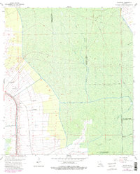 Download a high-resolution, GPS-compatible USGS topo map for Madewood, LA (1981 edition)