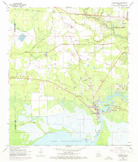 Download a high-resolution, GPS-compatible USGS topo map for Madisonville, LA (1973 edition)