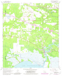 Download a high-resolution, GPS-compatible USGS topo map for Madisonville, LA (1980 edition)