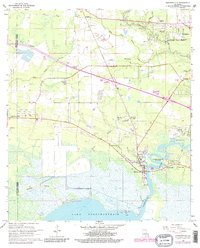 Download a high-resolution, GPS-compatible USGS topo map for Madisonville, LA (1980 edition)