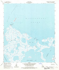 Download a high-resolution, GPS-compatible USGS topo map for Malheureux Point, LA (1970 edition)