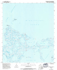 preview thumbnail of historical topo map of St. Bernard County, LA in 1994
